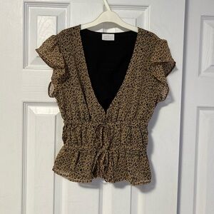 Abound Leopard Print Top